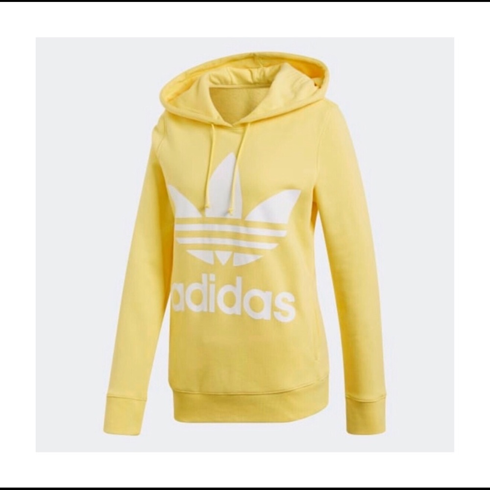 Adidas Emblem Hoodie Yellow